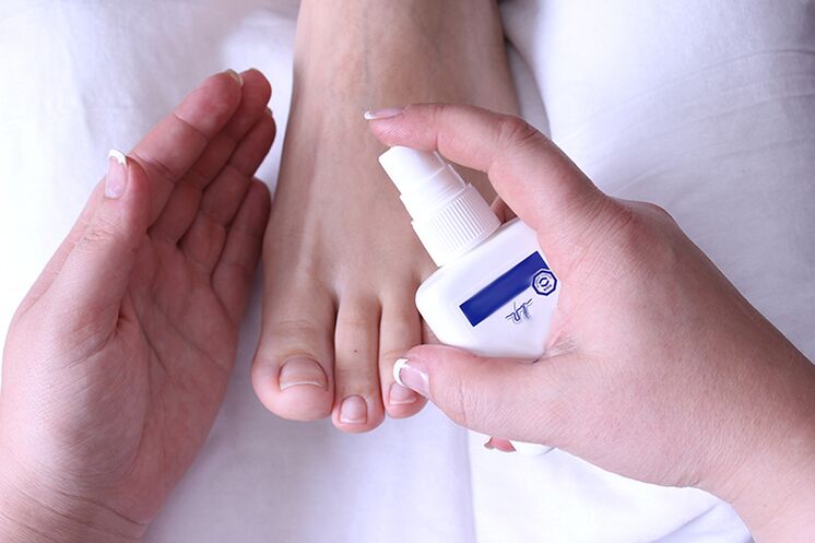 Antiseptic for the feet to prevent fungal infections